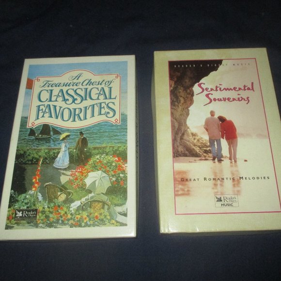 Reader's Digest Treasure Chest of 2 cassette collections 4 tapes each (unopened) - Picture 1 of 4